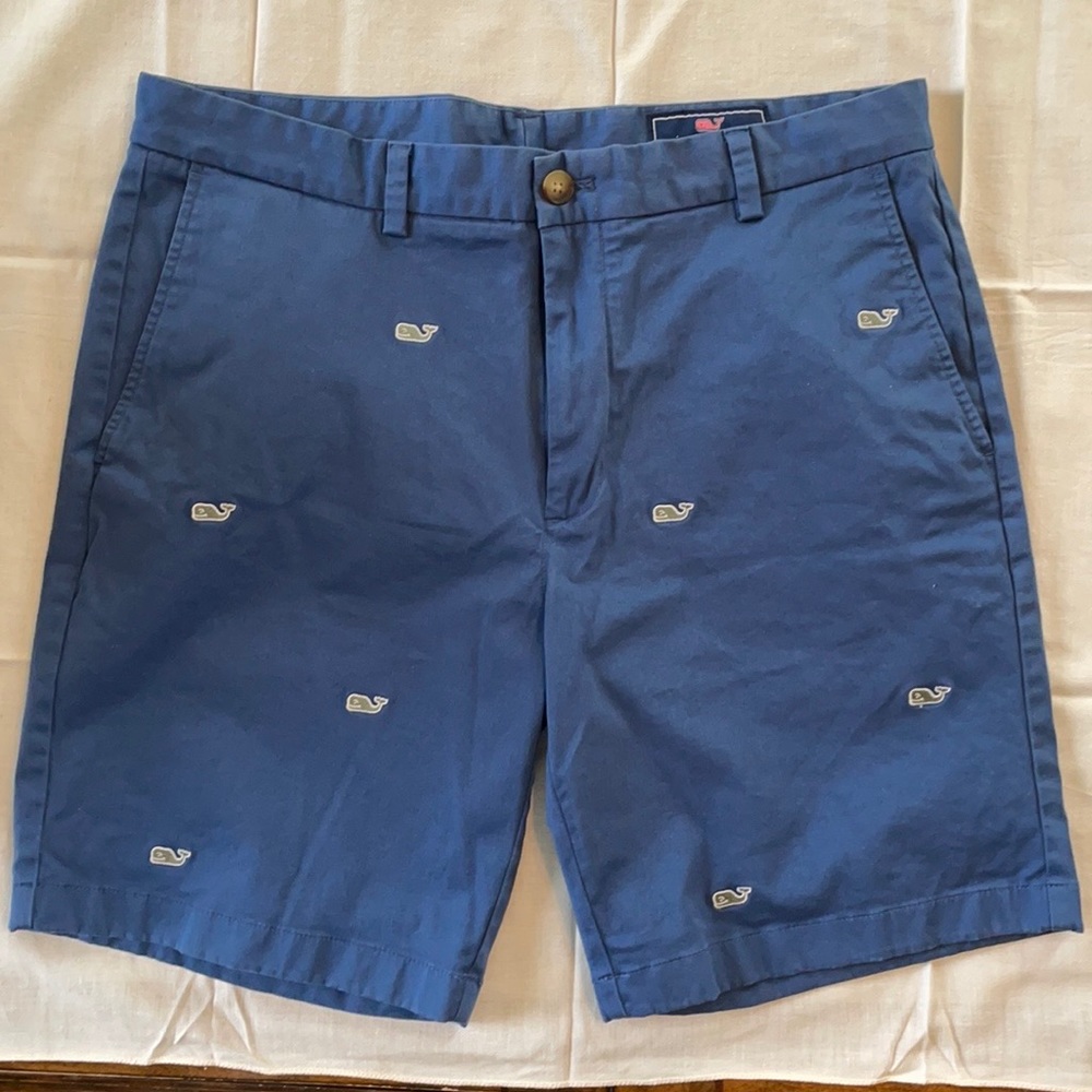 Vineyard Vines Logo Embroidered Shorts